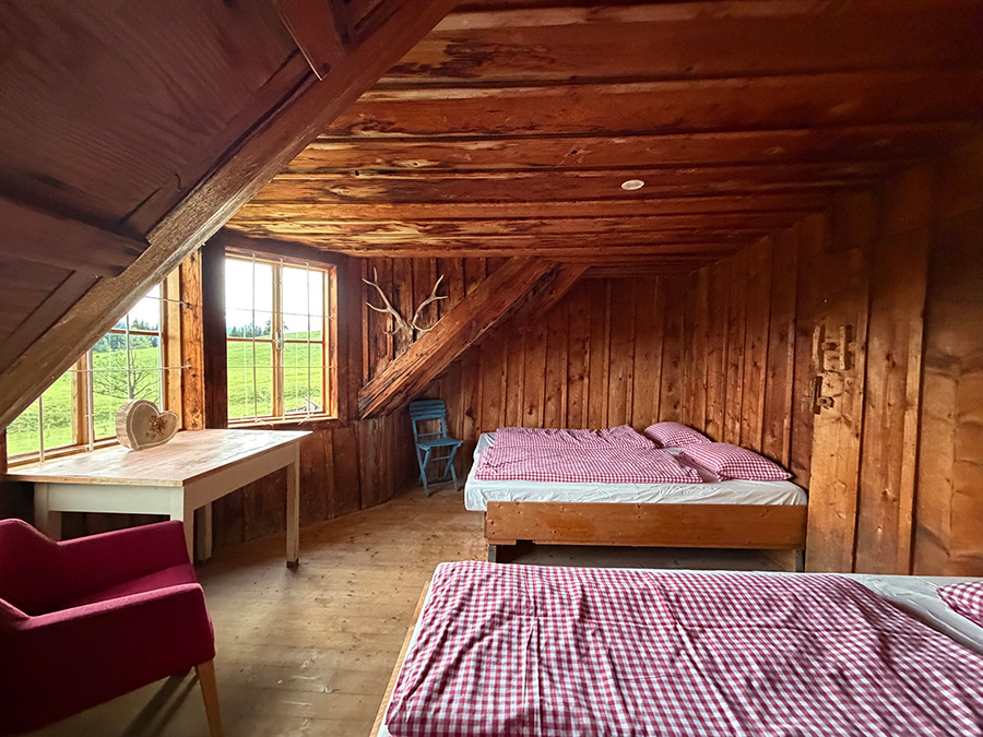 Übernachten auf der Gschendt Alm, Grossraming im Ennstal in der Almimoon Suite